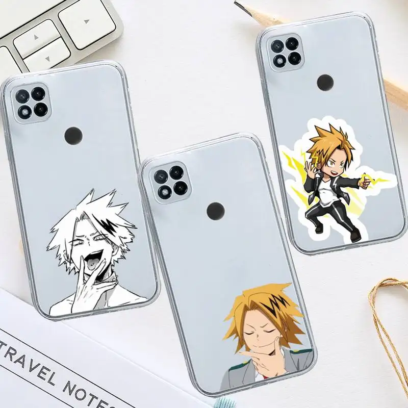 

Denki Kaminari My hero academia Phone Case Transparent for Xiaomi redmi note 8 9 10 11 t lite pro ultra mix 4 k40