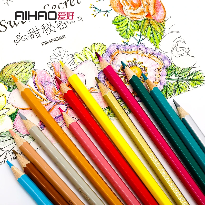Aihao 48/72 масляные цветные карандаши для рисования письма школьные и офисные