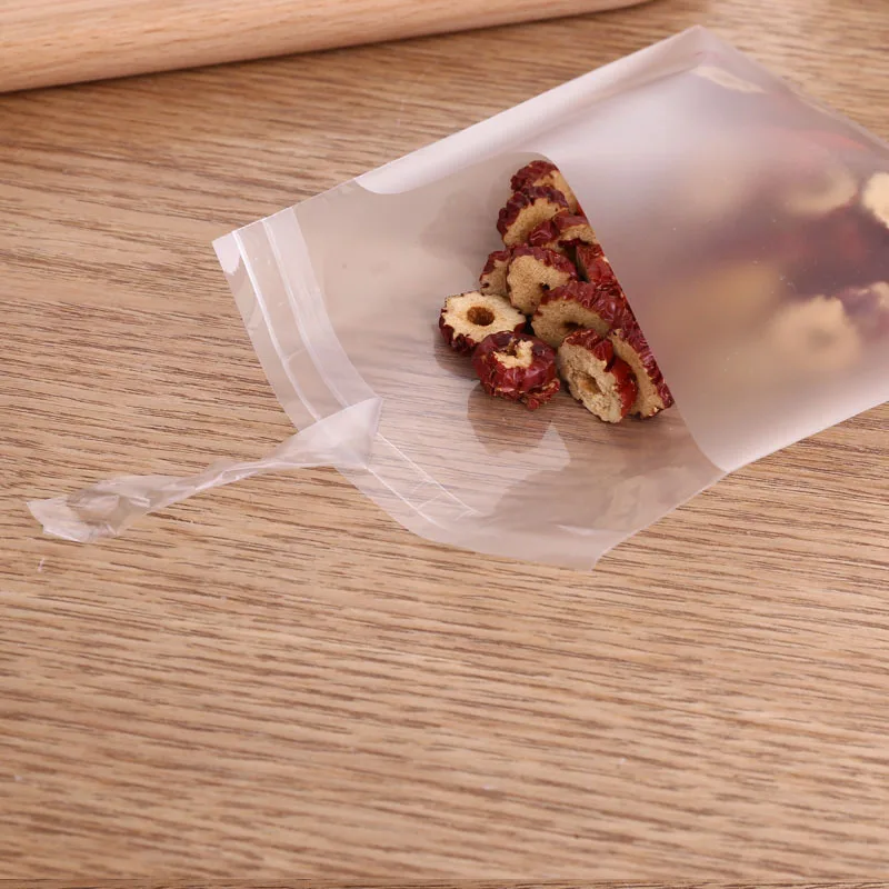 100 шт. Прозрачный матовый самоклеящийся пластиковый подарочный пакет сделай сам