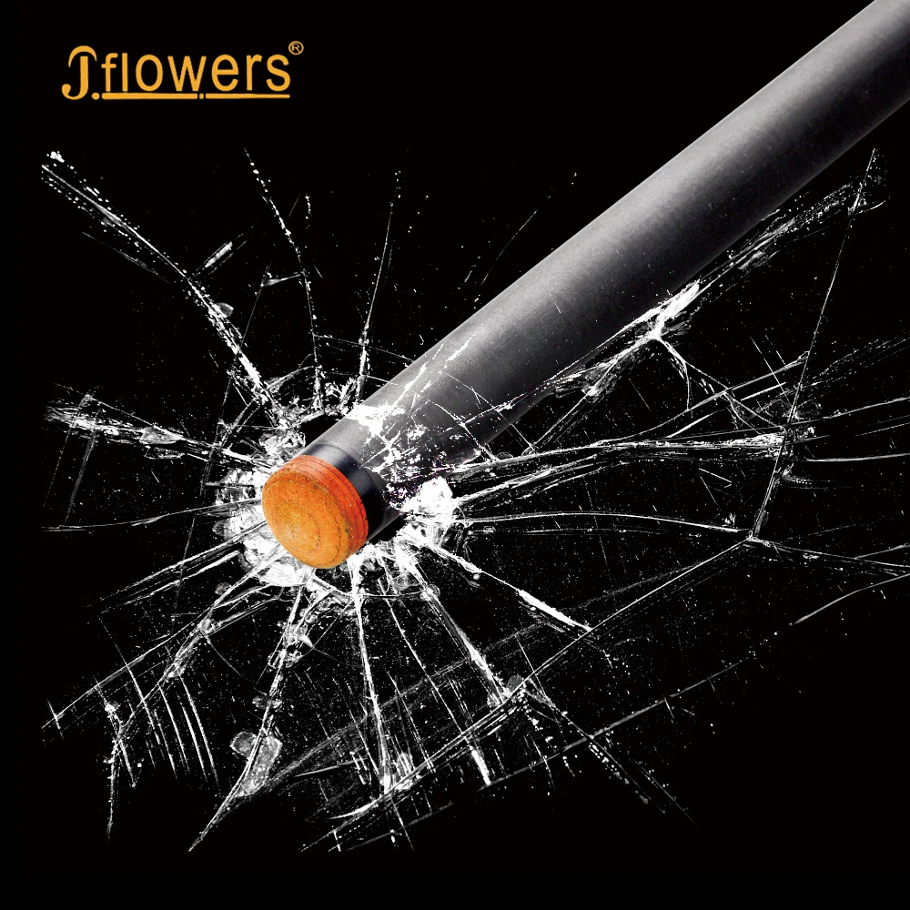 

JFlowers Billiard Shaft Carbon Energy Full Fiber Carbon Shaft 12.5mm Alloy Joint Billiard Accessories Kit