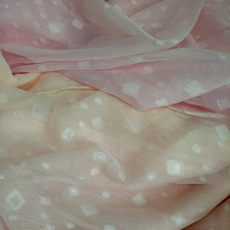 Швейцарская шифоновая ткань в горошек сделай сам мягкая дышащая для косплея