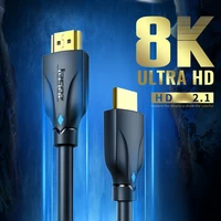 jasoz hdmi compatible cable 2 1 8k hd video adapter cable 11 523m 48gbps hdmi compatible cable for ps5 tv notebook