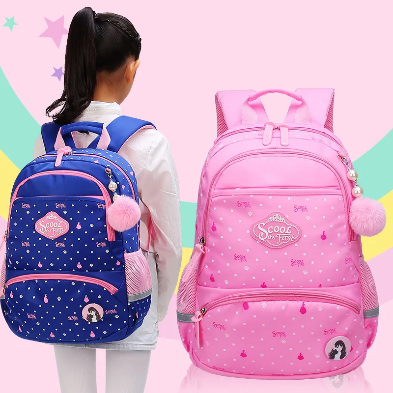 Children School Bags Girls Kids Satchel Primary school backpack princess Orthopedic Backpack schoolbag kids Mochila Infantil