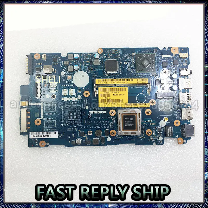 Плата SHELI для ноутбука Dell Inspiron 15 5545 6 дюйма материнская плата JC13J 0JC13J с процессором