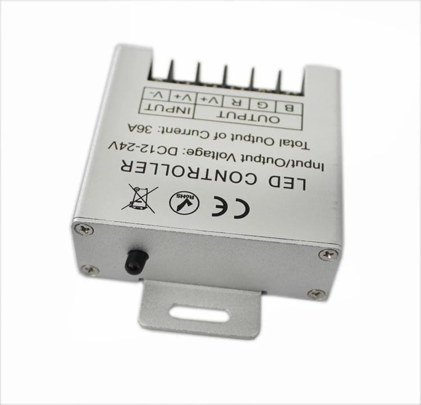 LED RGB controller RF remote 30A 36A 12V 24V 360W 720W 28key for rgb smd 5050 3528 led strip and module lights | Освещение