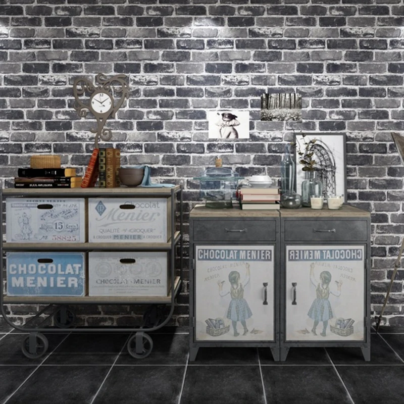 Wellyu 3D антикварные винтажные обои из искусственного кирпича виниловые