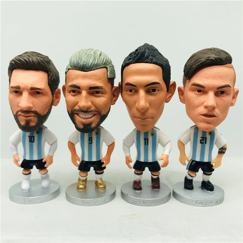 

Soccerwe 2020 фигурка куклы для футбола фигурки героев мультфильмов Роналду Мората Иско 6,5 см высота 2020
