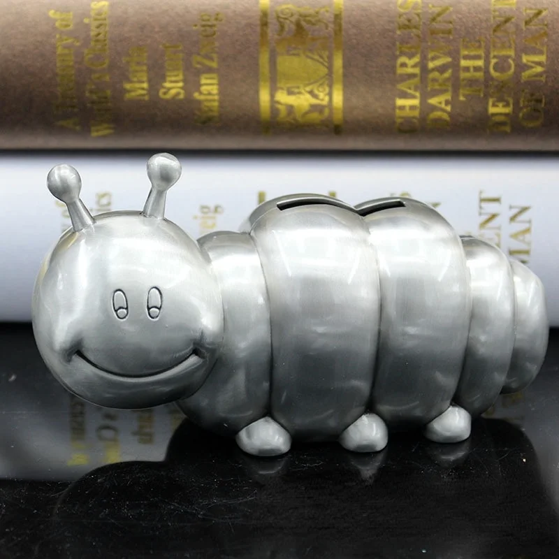 Creative Bug Shape Metal Piggy Bank Money Coin Dispenser for Children's Safe | Дом и сад