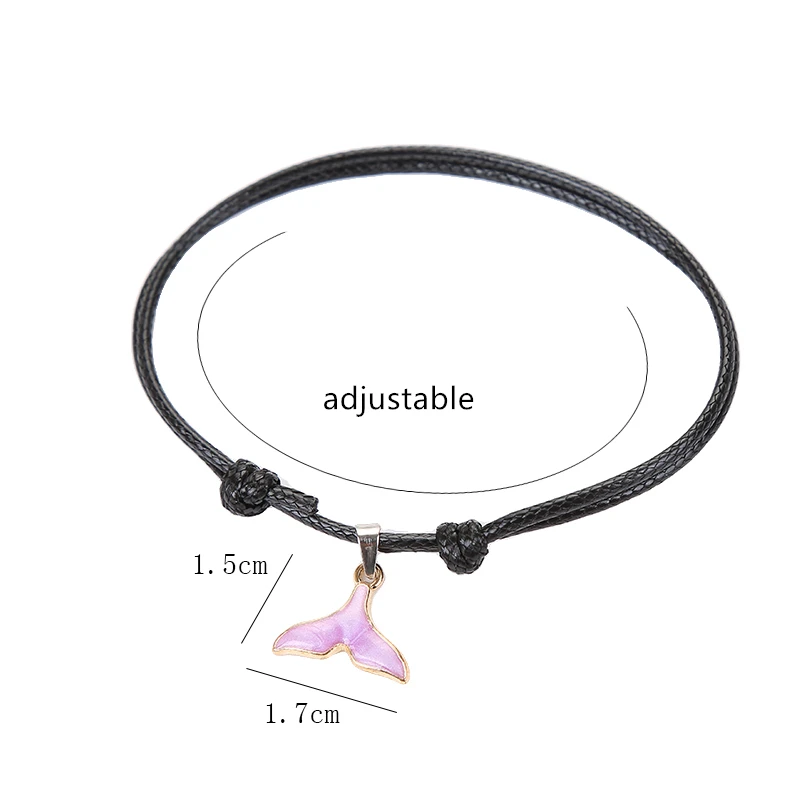 Браслеты анклеты женские с хвостом модные пляжные ювелирные украшения на ногу