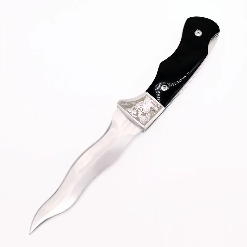 Складной нож Theone с 440 змеиным лезвием 5 моделей черный гудок + ручка со стальной