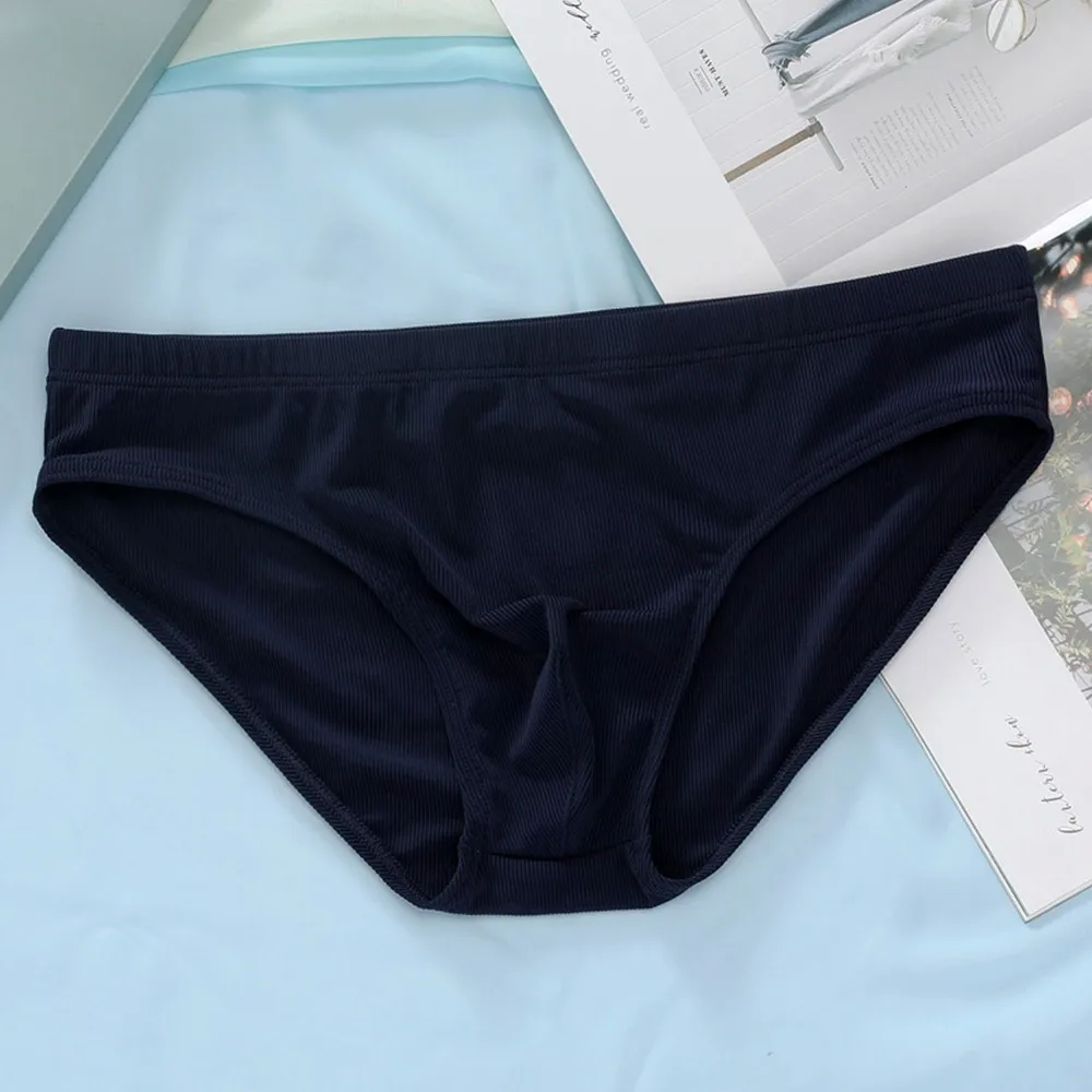 

Men Briefs Sexy Shorts Ice Silk Seamless Comfortable Breathable Underwear Men's Briefs Youth Sexy Shorts Thin Section Comfortab