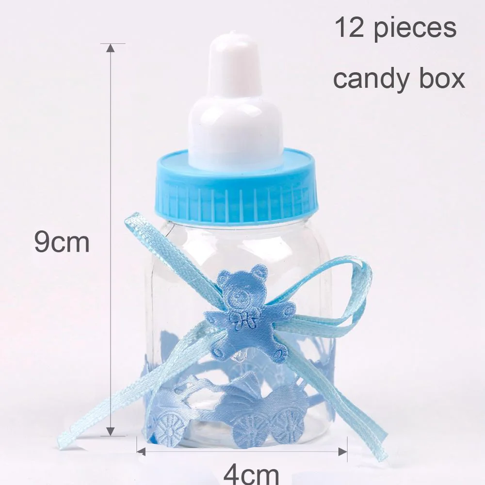 12pc Blue bottle Воздушные шары в виде слона, украшения для девочек и мальчиков, детские украшения для дня рождения, крещения, крещения - Цвет: 12pc Blue bottle