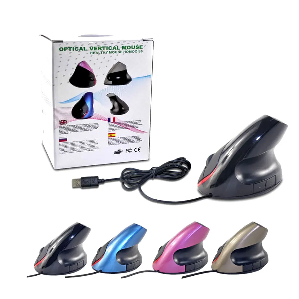 Компьютерная Вертикальная безопасная USB-мышь офисный интерфейс вертикальная 5