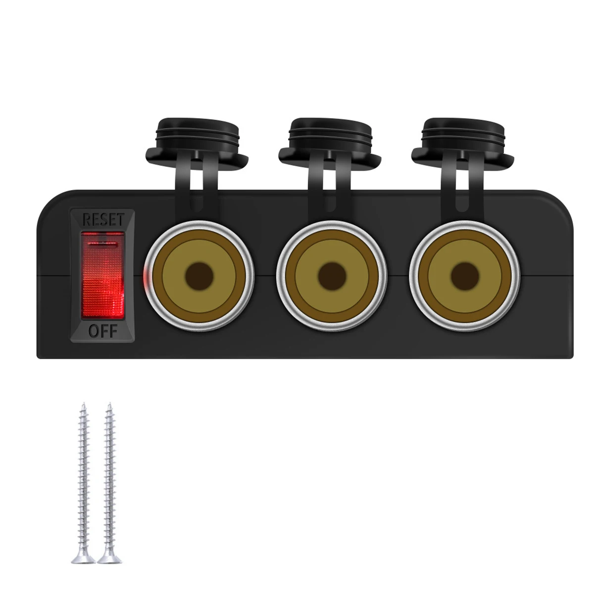 12В 24В прикуриватель с водонепроницаемой крышкой для автомобилей яхты кораблей