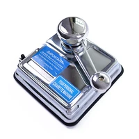 hot sale silver metal cigarette machine suitable for 8mm smoke tube stainless steel shredded tobacco hand rolling machine