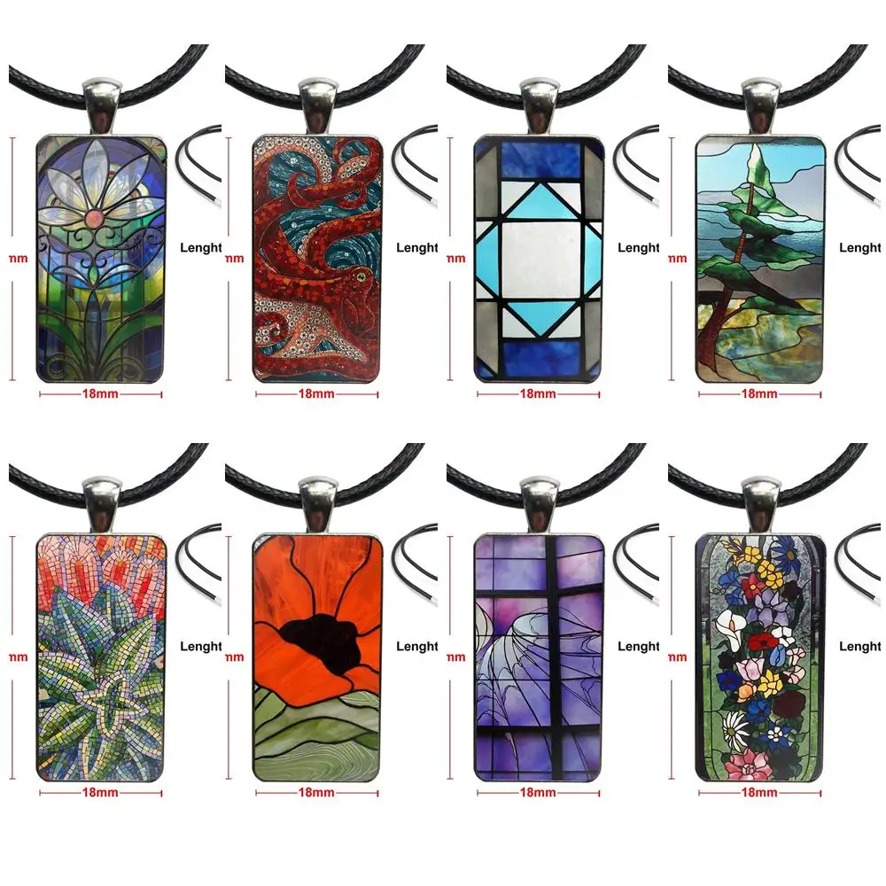 Ожерелье модная Длинная цепочка с прямоугольное ожерелье ювелирные изделия для