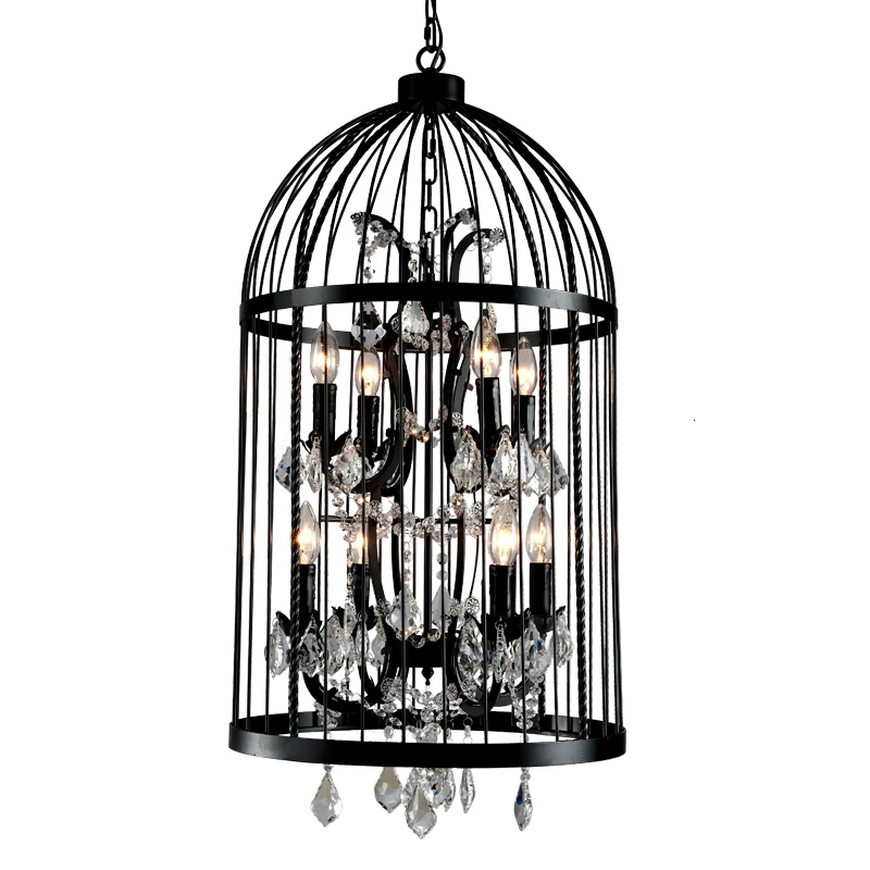 Деревенский из нержавеющей стали металлический для хранения клетка птиц дизайн