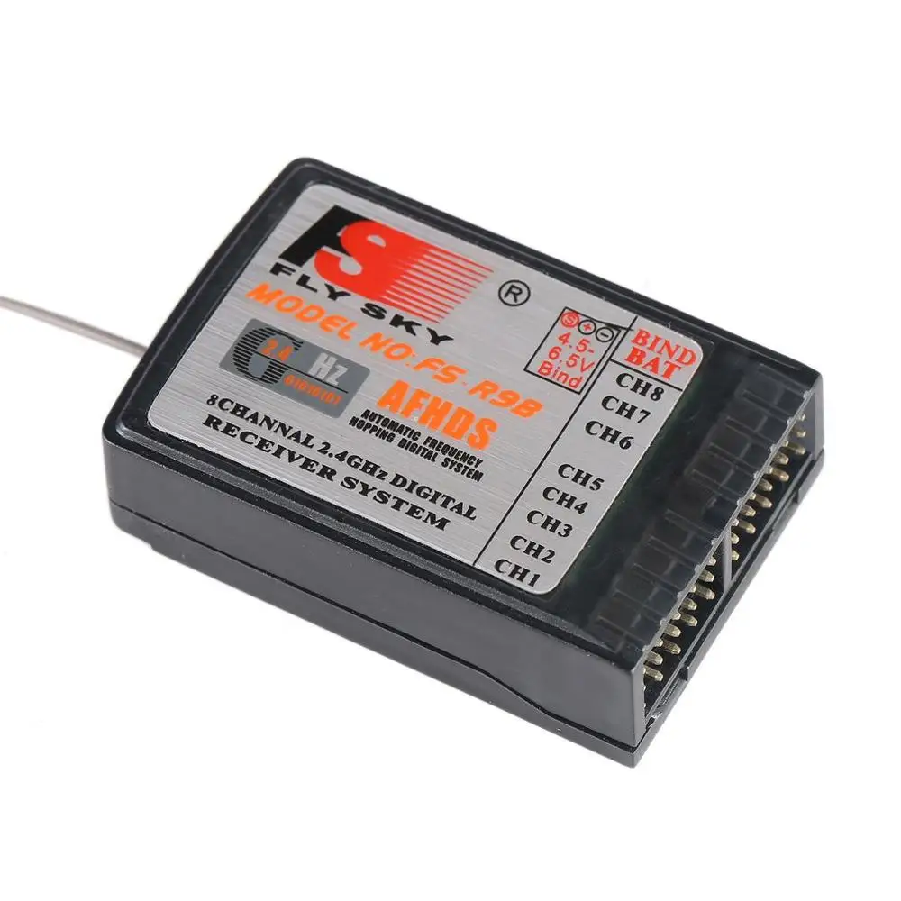 FS-R9B FlySky FS-R6B FS-GR3E FS-IA10B IA6B X6B FS-A8S приемник приемное устройство para i6 i10 CT6B T6 TH9x передатчик de Управление дистанционного управления partes - Цвет: FS-R9B