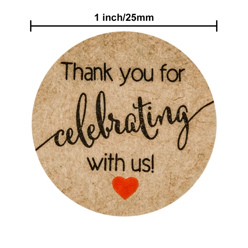 500 шт/рулон Свадебные праздничные украшения для Хэллоуина бумажные бирки спасибо