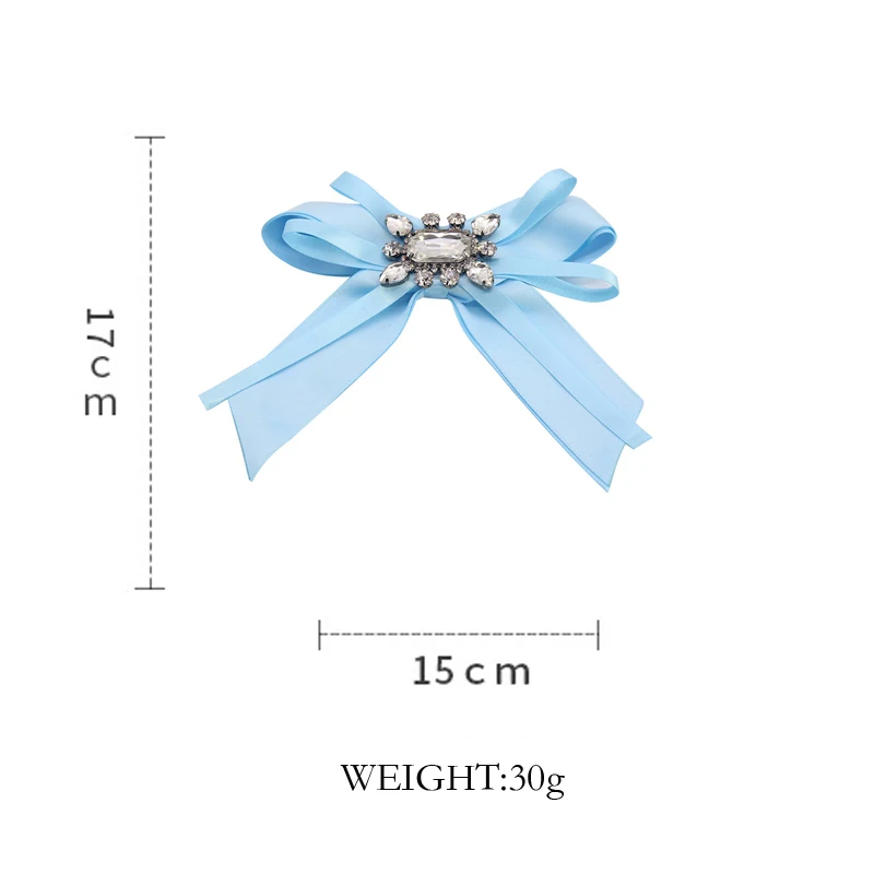 Новые корейские Хрустальные ленты корсаж винтажная ткань броши бант Для женщин