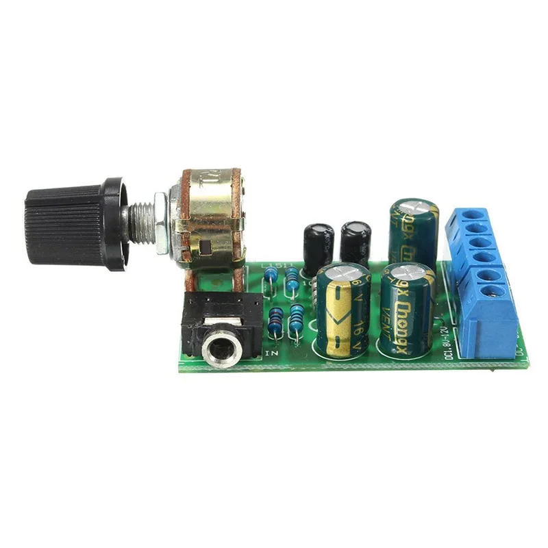 

DC1.8-12V TDA2822M Amplifier 2.0 Channel Stereo 3.5mm o Amp Board Module green