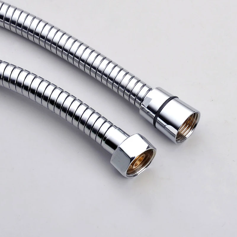 

1.5M Copper Core Shower Hose Adjustable Water Flow Steel Bathroom Lightweight Hose Encryption Handheld