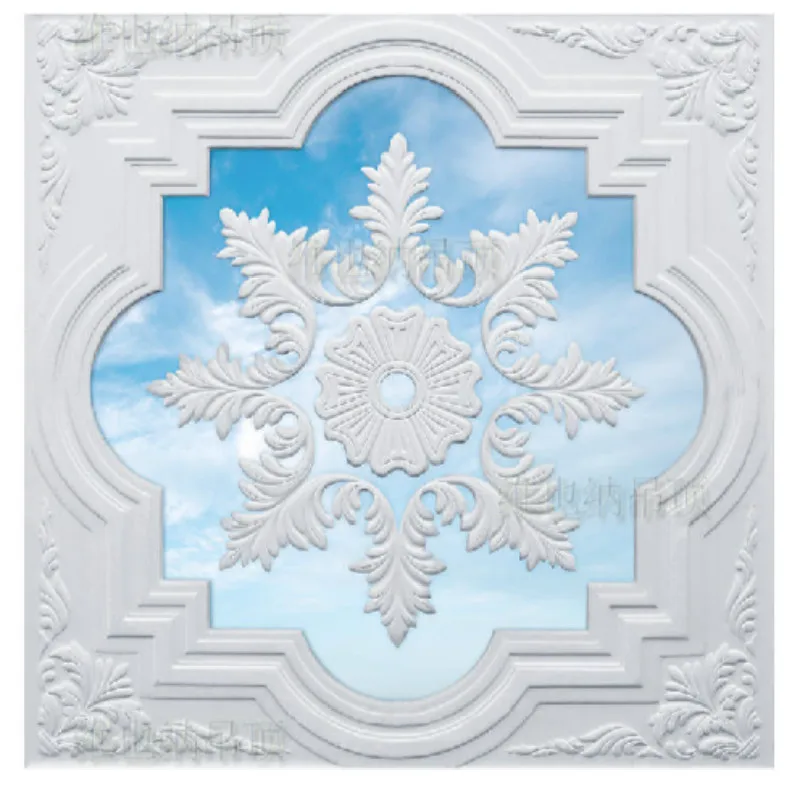 Европейский заказ 3D обои для потолка штукатурка имитация Зенит Современная