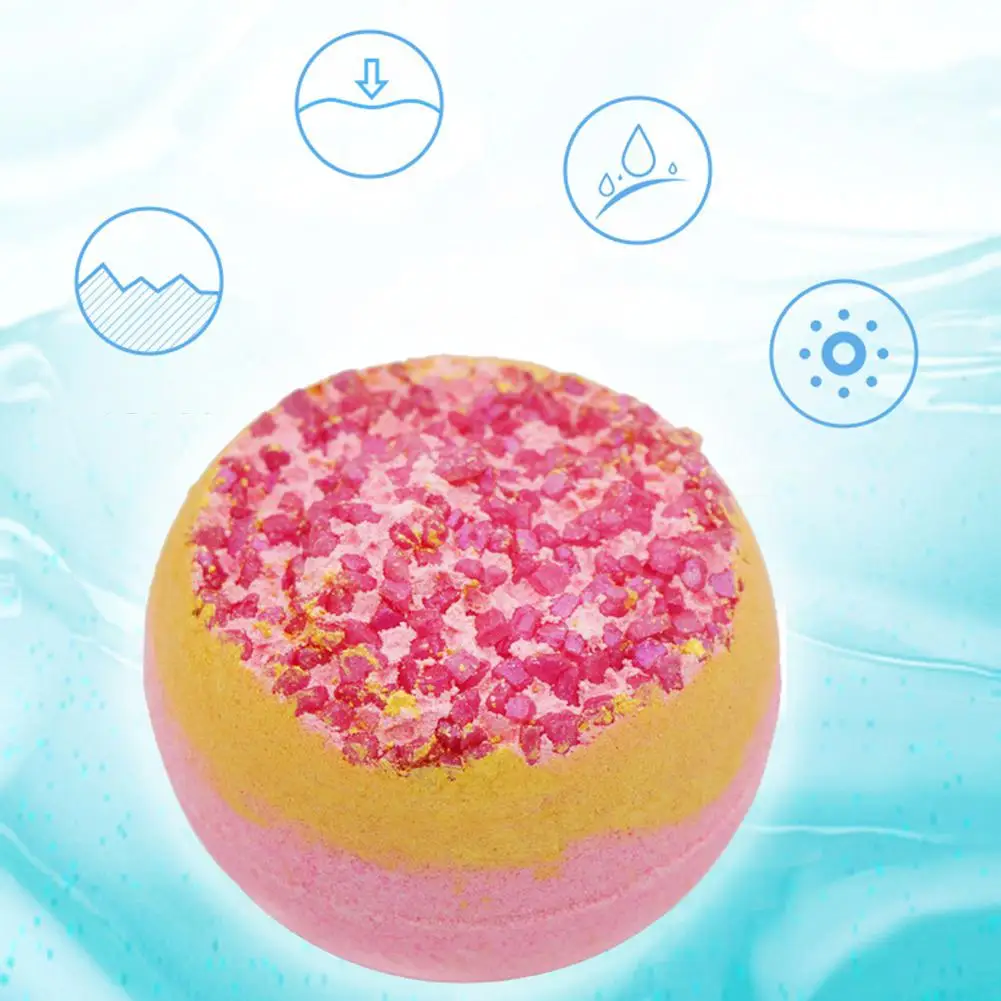 Яркий гламурный Клюква глубокая морская Ванна бомба соль тело спа Красота