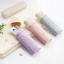 OUNONA походный футляр для зубной щетки портативная зубная щетка крышка трубки подставка для зубной пасты коробка держатель для путешествия Туризм Кемпинг