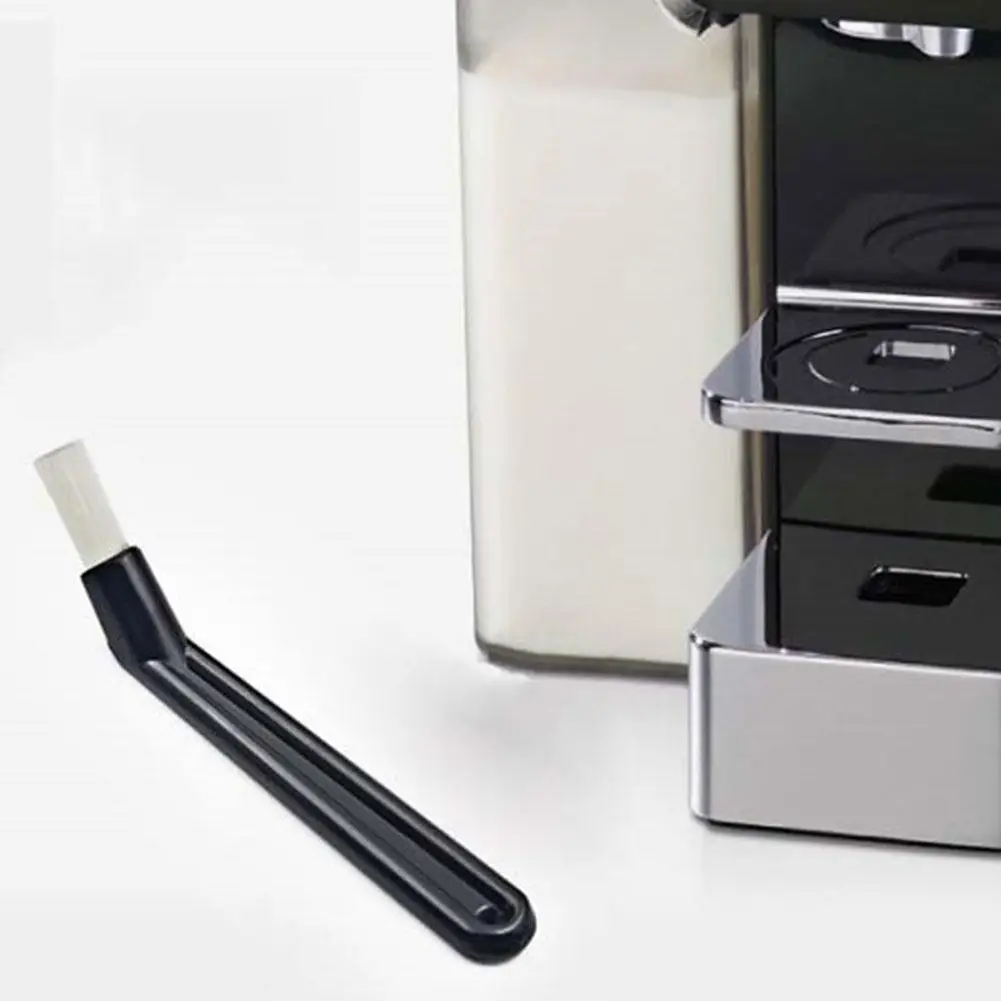 Coffee Machine Cleaning Brush Plastic Handle Nylon Cleaning Spoonless Kitchen Brush Brush Cleaning Brush Keyboard H8N8