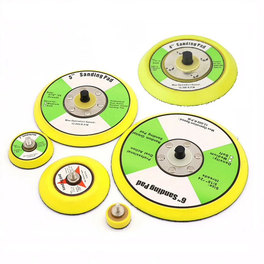 Professional 5" 125mm DA Orbital Sanding Pad Plate 5/16" Bac