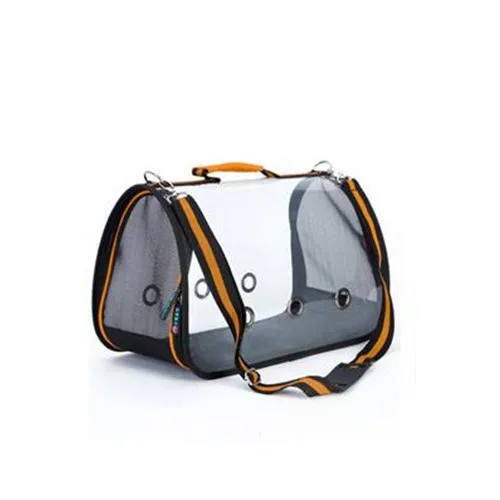 Orange Прозрачные космические сумки-каюты, FBags для маленьких домашних животных, сумка для кошек, сумка-переноска, рюкзак, переносная дорожная авиакомпания, дропшиппинг - Цвет: Orange