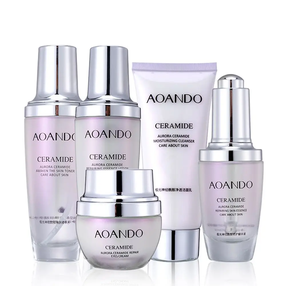 

5set Aurora Ceramide 5 PCS Face Skin Care Product Set Niacinamide Whitening Centella RepairingMoisturizing skin care product