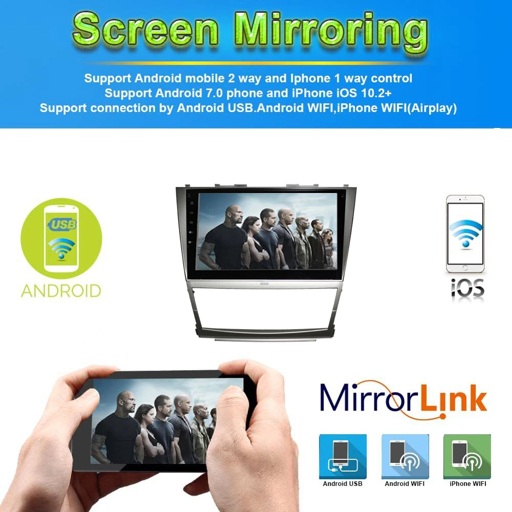 Автомагнитола для TOYOTA CAMRY 10 0-2007 Android 2011 аудио стерео GPS-навигация мультимедийный