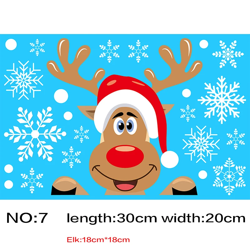 Веселая Рождественская пленка для дома Рождественское украшение новый год