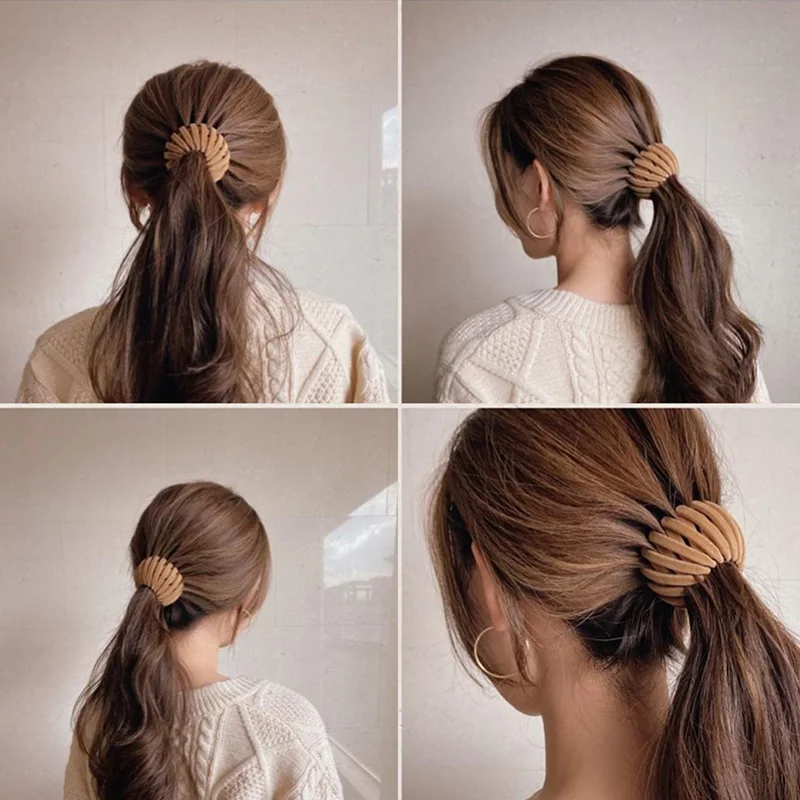 Женский бархатный аксессуар для волос Птичье гнездо |