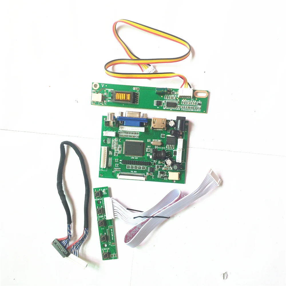 Для QD15XL01 Rev.01 QD15XL04 Rev.02 QD15XL09 Rev.01/04 LVDS 1024*768 LCD 1CCFL VGA HDMI совместимая плата контроллера