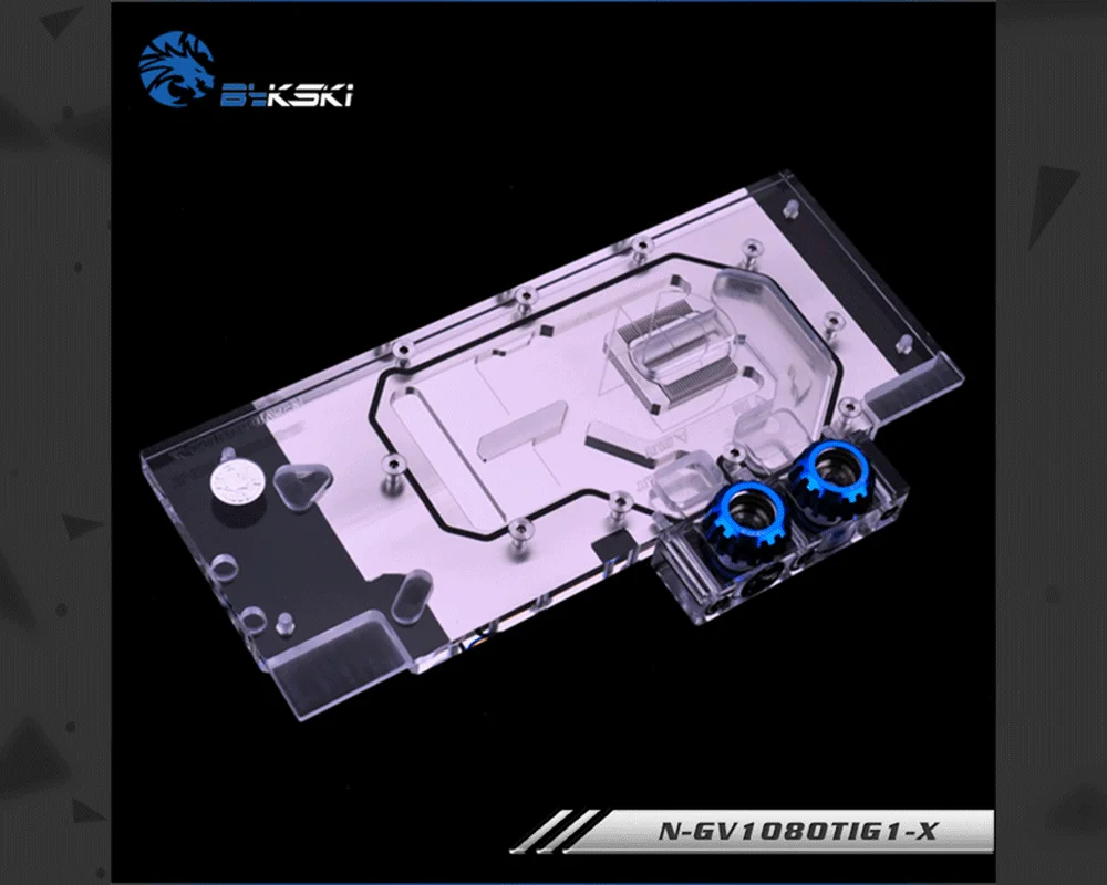 Bykski N-GV1080TIG1-X, полное покрытие видеокарты блок водяного охлаждения RGB/RBW для Gigabyte GTX1080Ti Gaming OC 11G