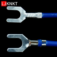 y wound connector plug general spring insert edge wire crimping terminal quick simple pliers insulated cable fork type plating