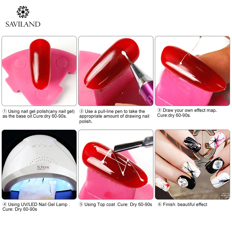 Мощный светящийся Гель лак для рисования 6 мл|Гель ногтей| |