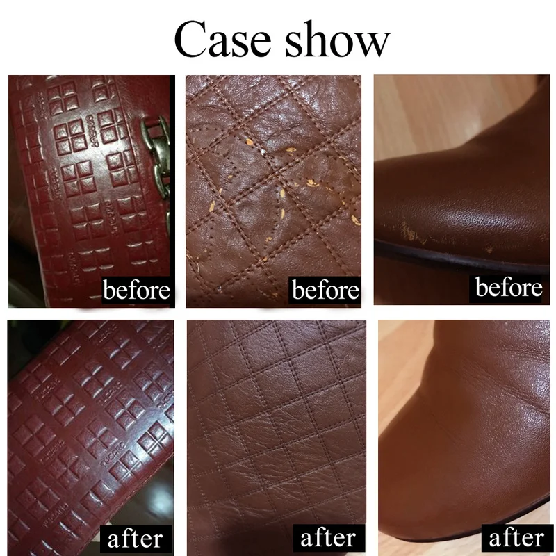 Краска средней коричневой кожи 30 мл специально для окрашивания кожаных диванов