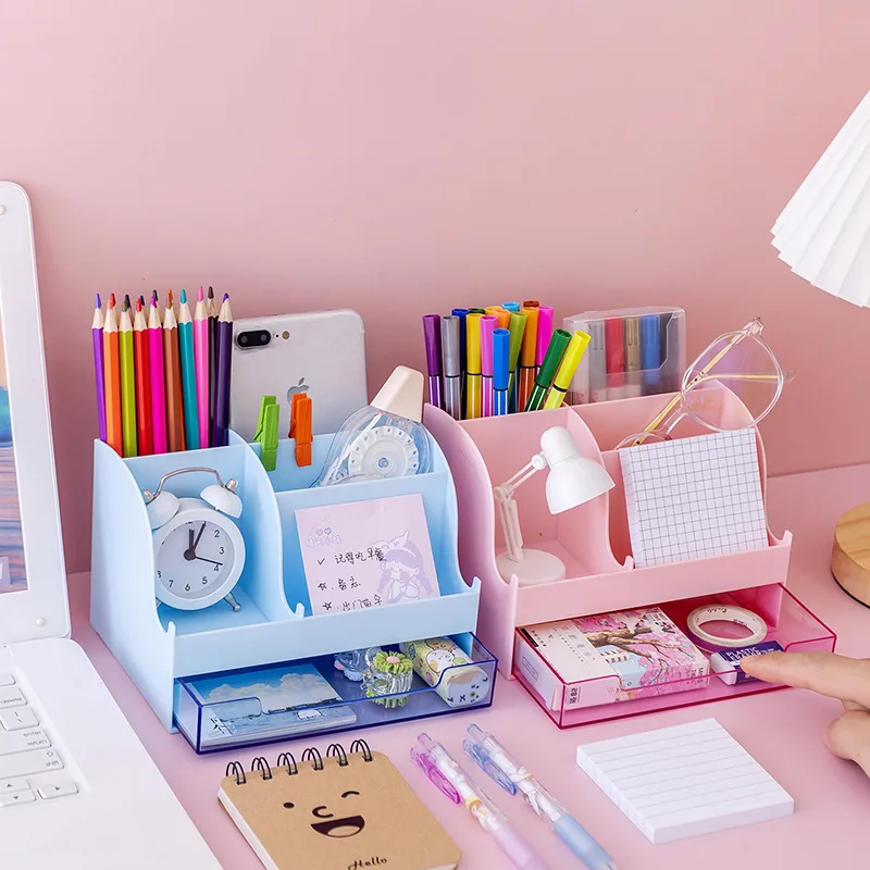 

Simple Drawer Plastic Desktop Storage Box Student Household Stationery Storage Box Multifunctional Cosmetics Jewelry Storage Box