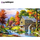 Алмазная картина полностью квадратнаякруглая дрель домик на дереве 5D Daimond картина вышивка крестиком Мозаика кристальная картина Z1405