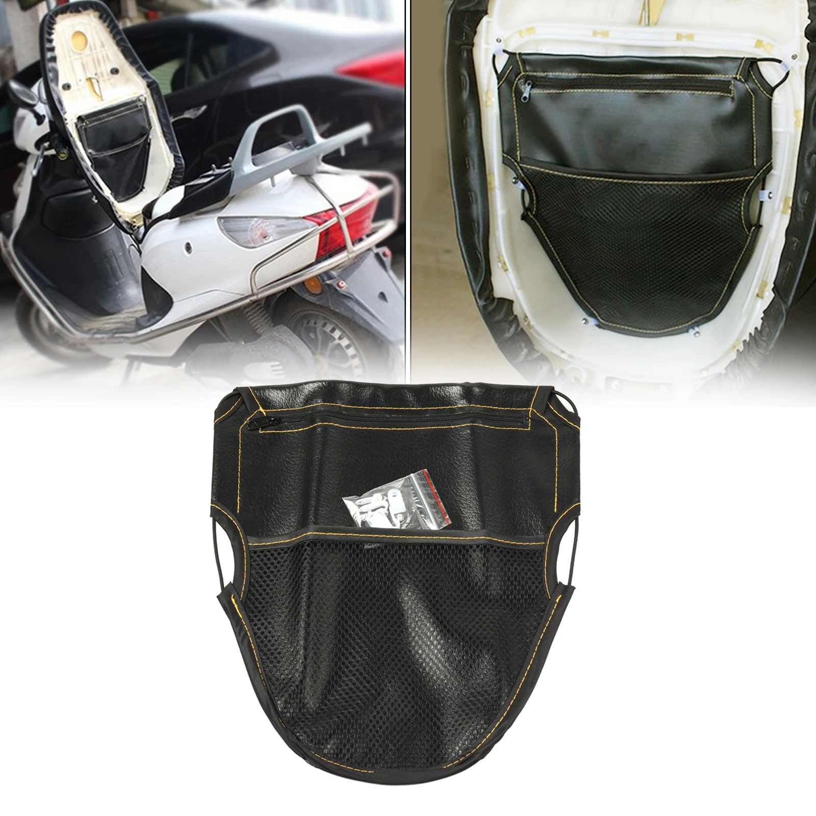 

PU Motorcycle under Seat Storage Bag Organizer Bag for Sundries And Others