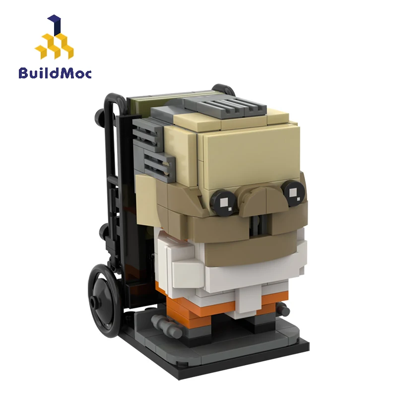 BuildMoc Hannibal Lecter Brickheadz строительные блоки MOC коллекция фильмов модель кирпича