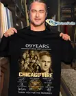 Футболка с надписью Chicago Fire 09 Years 2012-2021 спасибо за воспоминания