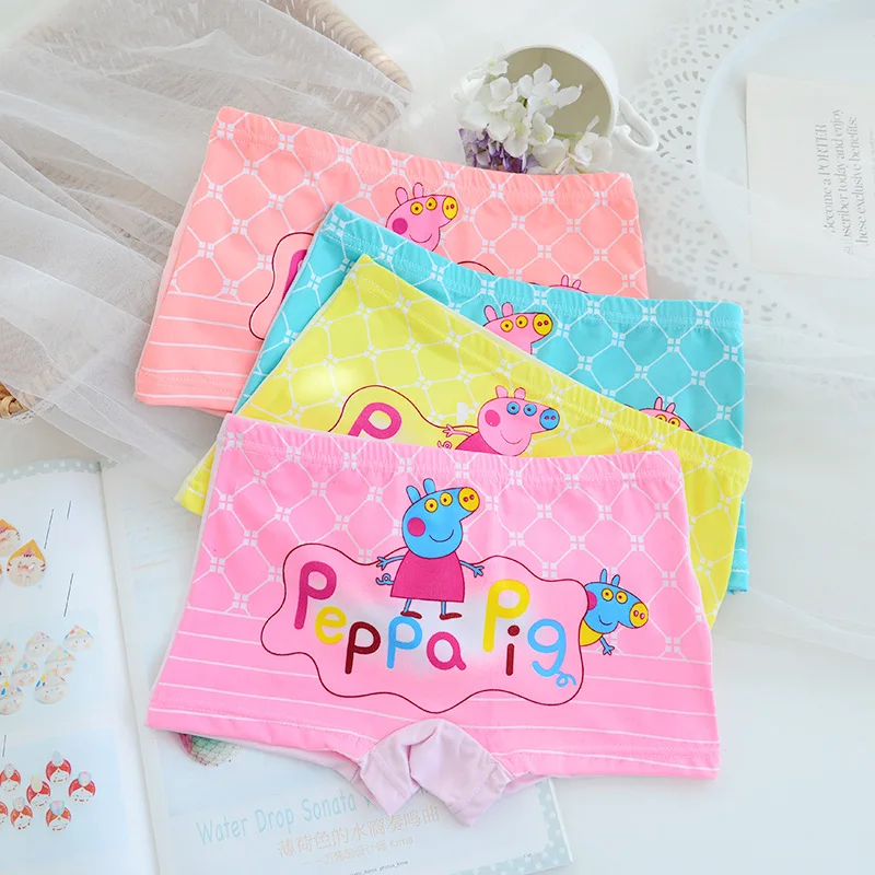 1PC Random color Новинка; нижнее белье для маленьких девочек; безопасные штаны; нижнее белье с героями мультфильмов; ; мягкое нижнее белье из бамбукового волокна; детское нижнее белье для девочек - Цвет: 1PC Random color