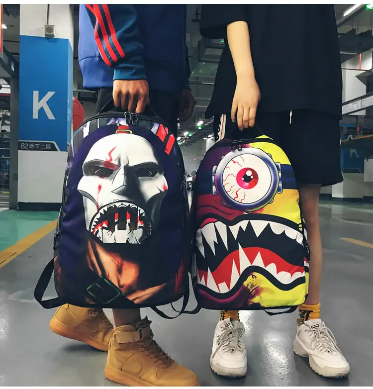 Школьные ранцы для мальчиков и девочек подростков школьный рюкзак в стиле хип