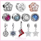 Бусины в форме сердца из серебра 925 пробы для браслета Pandora