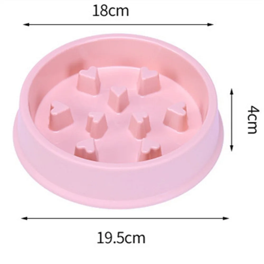 

Pet slow eating dog bowl slow feeder dog food bowl Hard Plastic dog slow feeder Cat Pet feeder NonSlip Anti Gulping Feeder Bowl